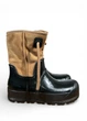 Дождевые сапоги UGG (s/n 1133953) Размер 36 (usa 5) 22 см, Черно-коричневый - изображение 2