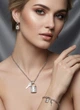 Набір біжутерії Christina з 4 предметів No brand WR-104 One size срібло - зображення 1