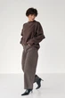 Котонові штани баги Lurex Темний коричневий L (88120) - зображення 3