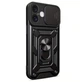 Чохол Primo Shockproof для Apple iPhone 17 - протиударний, з підставкою і шторкою камери - Black - зображення 1
