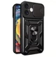 Чохол Primo Shockproof для Apple iPhone 17 - протиударний, з підставкою і шторкою камери - Black - зображення 4