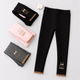 Детские теплые лосины для девочки на флисе, 120 см Черного цвета(NABITU kids leggings) - изображение 2