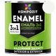 Эмаль антикоррозийная 3 в 1 Kompozit PROTECT белый 2,7 кг - изображение 1