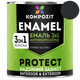 Эмаль антикоррозийная 3 в 1 Kompozit PROTECT графит 0,75 кг - изображение 1