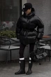 Пуховик Jadone Fashion Айс ONE SIZE чёрный - изображение 8