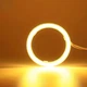 LED кільце Avtoaks «Ангельські очі» 64 мм | 12-24V | Canbus | ~7000K жовте світло - зображення 1
