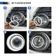 LED кільце Avtoaks «Ангельські очі» 64 мм | 12-24V | Canbus | ~7000K біле світло - зображення 4