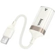 Перехідник HOCO UA41 USB - RJ45 (білий apricot) - изображение 3