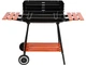 Grill węglowy Lund 99911 okrągły z półkami 53 x 33 cm (5906083093333) - obraz 2
