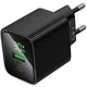 Мережевий зарядний пристрій HOCO CS84A Excellent with digital display PD30W+QC3.0 (1USB-A/1C) (Black) (243553) - зображення 4