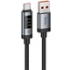 Дата кабель HOCO U148 Lord with display USB to Type-C 100W (1.2m) (Black) (243539) - изображение 1