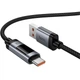 Дата кабель HOCO U148 Lord with display USB to Type-C 100W (1.2m) (Black) (243539) - изображение 2
