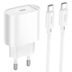 Сетевое зарядное устройство HOCO C109A Fighter PD20W (1USB-C) + кабель Type-C to Type-C (White) (243515) - изображение 1