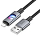 Дата кабель HOCO U144 New USB to Lightning 2.4A (1.2m) (Black) (243463) - зображення 3