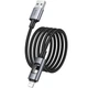 Дата кабель HOCO U144 New USB to Lightning 2.4A (1.2m) (Black) (243463) - зображення 5