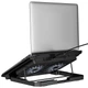 Охолоджуючий кулер-підставка для ноутбуку HOCO GA4 Jade Cooling Stand (Black) (243351) - зображення 3