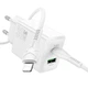 Мережевий зарядний пристрій HOCO N71 Nuevo PD30W+QC3.0 (1USB-A/1C) + кабель Type-C to Lightning (White) (243379) - зображення 2