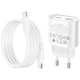 Сетевое зарядное устройство HOCO C109A Fighter PD20W+QC3.0 (1USB-A/1C) + кабель Type-C to Type-C (White) (243511) - изображение 6