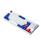 Клавіатура INPHIC K9 ENG White Blue - зображення 2