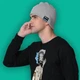 Портативная колонка шляпы с bluetooth наушниками SPS Hat BT True. Цвет: серый - изображение 4