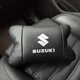 Набор кожаных подушек Suzuki с вышивкой логотипа + брелок в подарок для авто - изображение 5