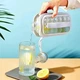 Портативна форма пляшка для льоду 2 в 1 на 17 кульок ICE CUBE TRAY герметична, силіконова - зображення 2