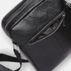 Сумка планшет через плечо мужская из натуральной кожи Laras K105206 Black (ROZ6300004269) - изображение 7
