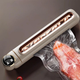 Вакууматор для харчових продуктів з LCD дисплеєм Vacuum Sealer 110 Вт, автоматичний побутовий вакуумний пакувальник для зберігання їжі, пакування овочів, фруктів та м’яса, від мережі Білий - зображення 3