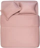Простыня на резинке Mix&Match Premium, 160х200+30см, 100% хлопок, сатин, розовый светлый ARDESTO (pbe0050512) - изображение 1