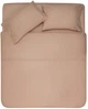 Простыня на резинке Mix&Match, 180x200+30см, 100% хлопок, сатин, бежевый ARDESTO (pbe0050573) - изображение 1