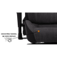 Геймерское кресло GT Racer X-8009 Fabric Dark Gray/Black XL - изображение 6