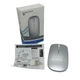 Беспроводная аккумуляторная тонкая бесшумная мышка Dual-mode mouse 2.4 ГГц+Вluetooth 5.0 Silvery - изображение 9