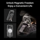 Чехол для iPhone 17 Pro Rock Crystal Magsafe Shield Transparent Magnetic Protection Case Прозрачный - изображение 2