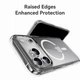 Чехол для iPhone 17 Pro Rock Crystal Magsafe Shield Transparent Magnetic Protection Case Прозрачный - изображение 7