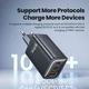 Зарядний пристрій Toocki TCT65-22EU 65W GaN (PPS, PD3.0, QC4+) порти USB+2TypeC White (43567) - зображення 4