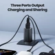 Зарядний пристрій Toocki TCT65-22EU 65W GaN (PPS, PD3.0, QC4+) порти USB+2TypeC White (43567) - зображення 6