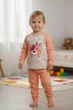 Детская пижама для девочки Baykar с мишкой р 2 98-104 см 2-3 года арт 9234-103 бежевый - изображение 1