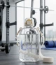 Спортивна пляшка для води SPORT (750 мл) — BPA-free пластик, бежева - зображення 3