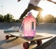 Спортивна пляшка SUMMER (750 мл) — Еко-пластик BPA-free, Рожевий градієнт - зображення 3