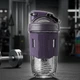 Спортивный шейкер TKK (700 мл) - Фиолетовый Tritan BPA-free, ударопрочный, с венчиком для смешивания - изображение 3