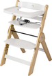 Krzesełko do karmienia Nukido Timo drewniane Białe (5903890630591) - obraz 1