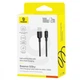 Кабель Baseus Silky Series Fast Charging Type-C 100W (2m) black - зображення 3