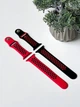 Ремешок силиконовый противоударный для Apple Watch Series 11/10 38/40/41/42mm бело-розовый - изображение 8