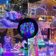 Гирлянда светодиодная на солнечной батарее 10м 100LED разноцветная для улицы - изображение 3