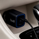 Автозарядний пристрій 70W з портом Type-C 24В 12В чорний для заряджання у прикурювачі модель CC065RB - зображення 1