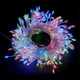 Гирлянда LED 2000 светодиодов 100м RGB USB серебристый провод для новогодней елки - изображение 8