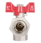 Кран шаровой "Американка" Thermo Alliance Standart 1/2" ВН угловой, PN40, бабочка SD222W15 - изображение 4