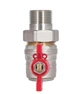 Кран кульовий "Американка" Thermo Alliance Standart 3/4" ВЗ кутовий, PN40, метелик SD222W20 - зображення 6