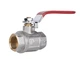 Кран шаровой Thermo Alliance Standart 1/2" ВВВ прямой, трехходовой, PN40, рычаг SD310W15 - изображение 2
