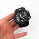Часы наручные мужские SKMEI 1586BK BLACK, водонепроницаемые мужские часы, часы спортивные. Цвет: черный - изображение 3